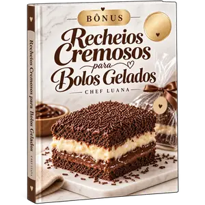 Mockup do bônus Recheios Cremosos para Bolos Gelados