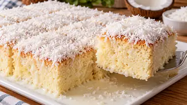 Bolo Gelado de Coco Tradicional