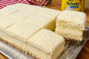 Bolo Gelado de Ninho